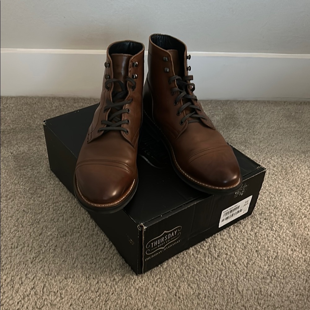 Thursday Boots Brown Leather Men's Boots